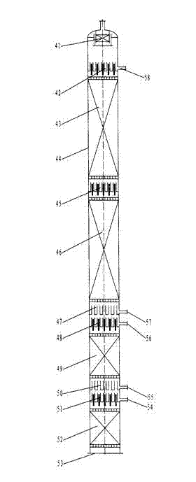 Powerless low-temperature isobaric ammonia recovering method and isobaric ammonia recovering device