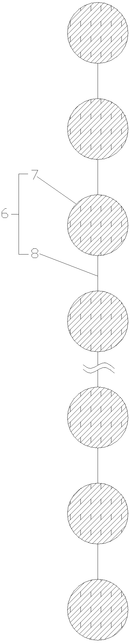Rapid bleeding stopping device with air sac