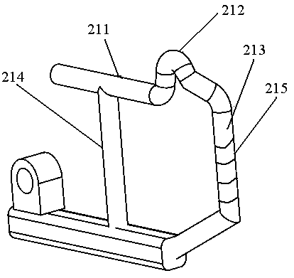 Automatic bathing nursing robot