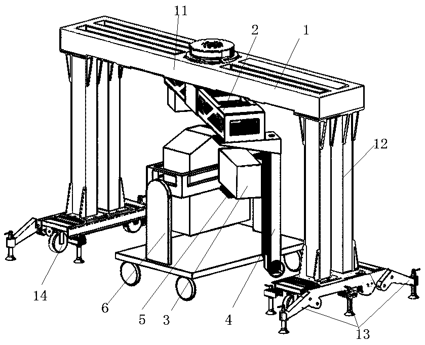 A dynamic target tracking accuracy test device for photoelectric detection equipment