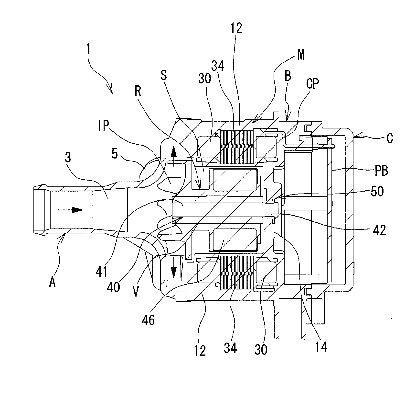 Electric fluid pump