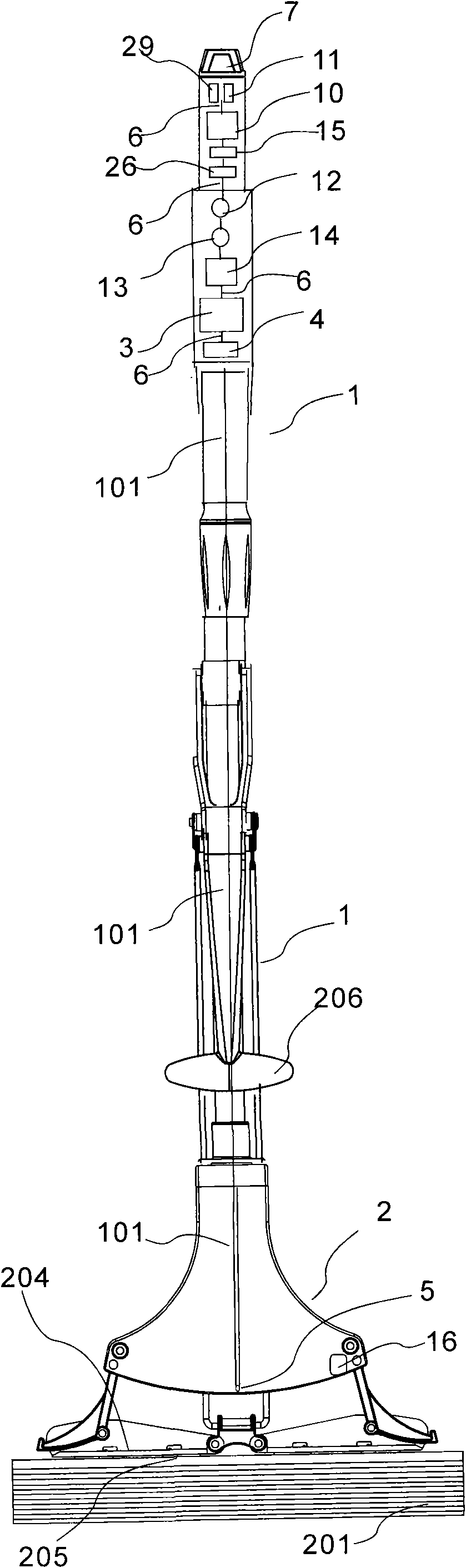 Ozone anion mop for sterilization and decontamination