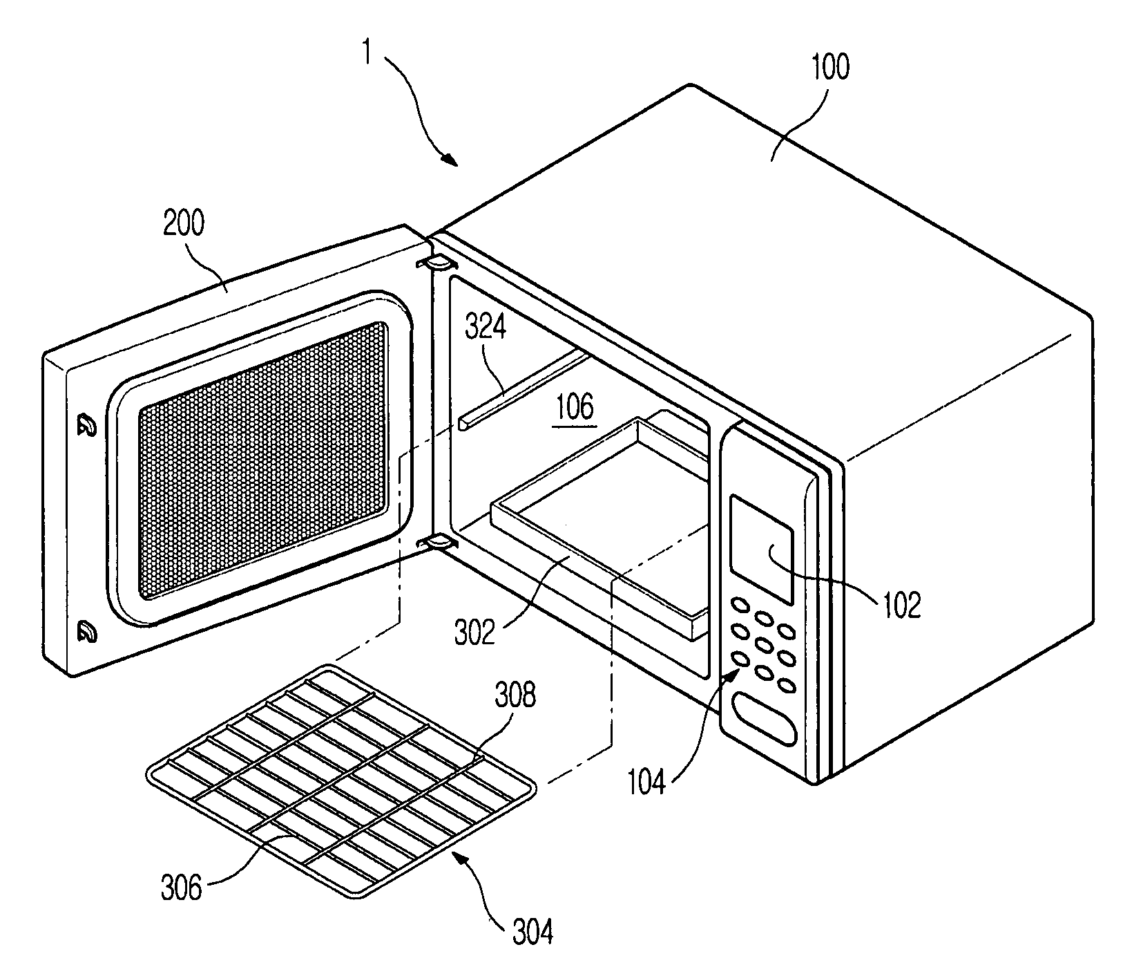 Cooking apparatus and method of displaying caloric information