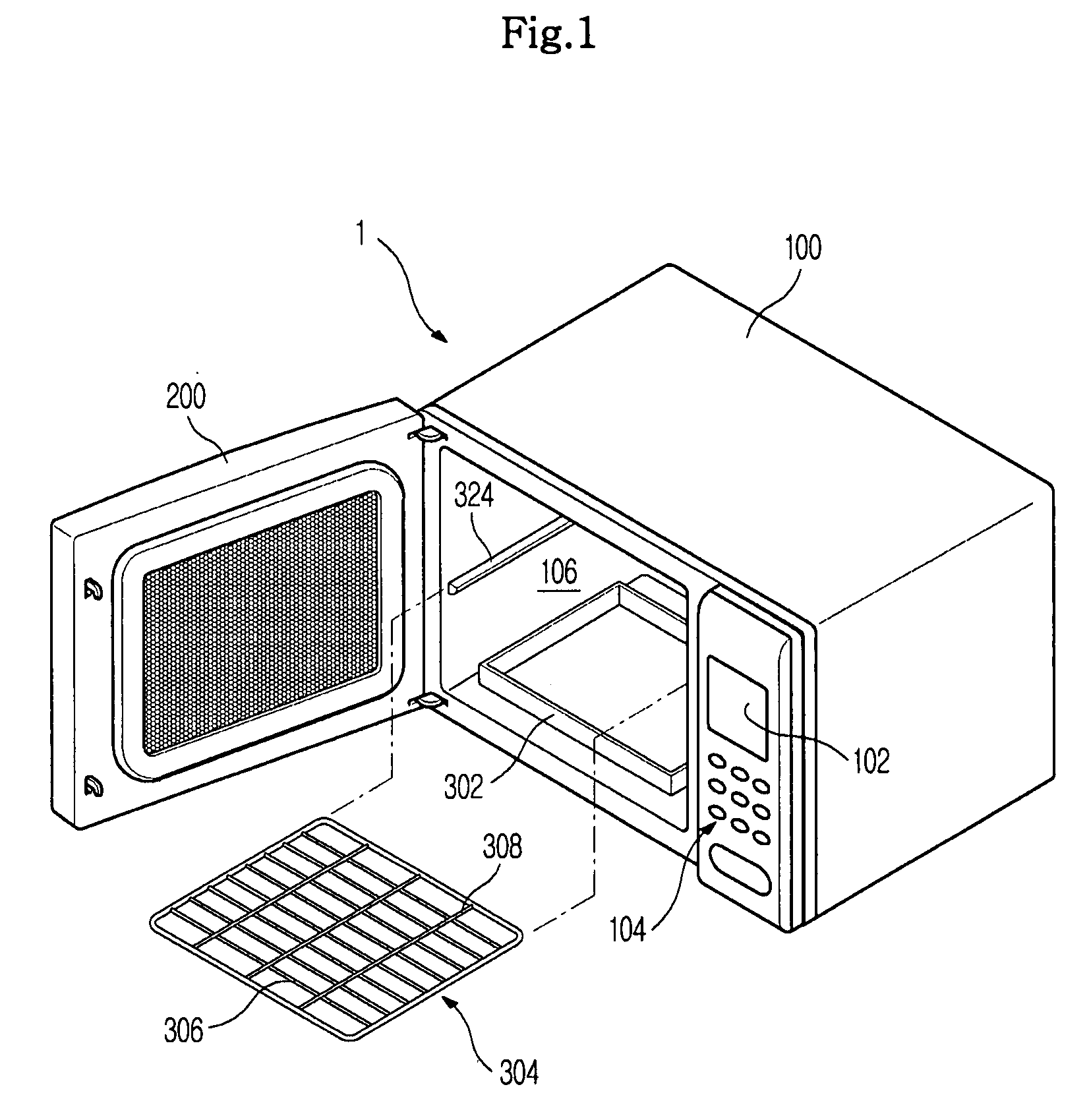 Cooking apparatus and method of displaying caloric information