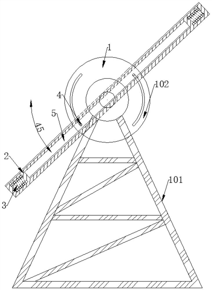 Automatic inclination angle tracking photovoltaic panel