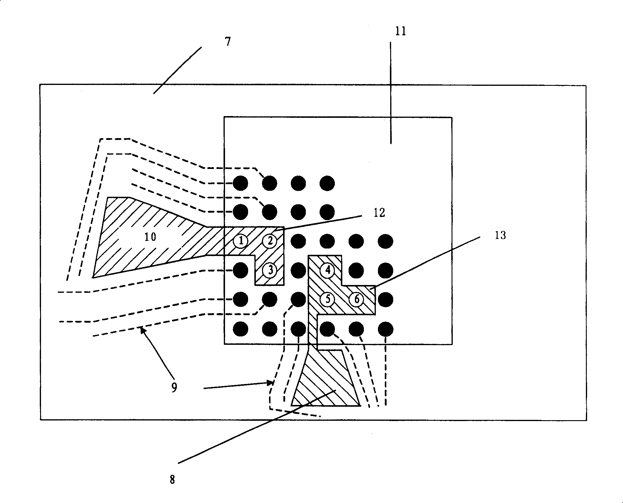 Heat sink for ball single array packaged chip and its application