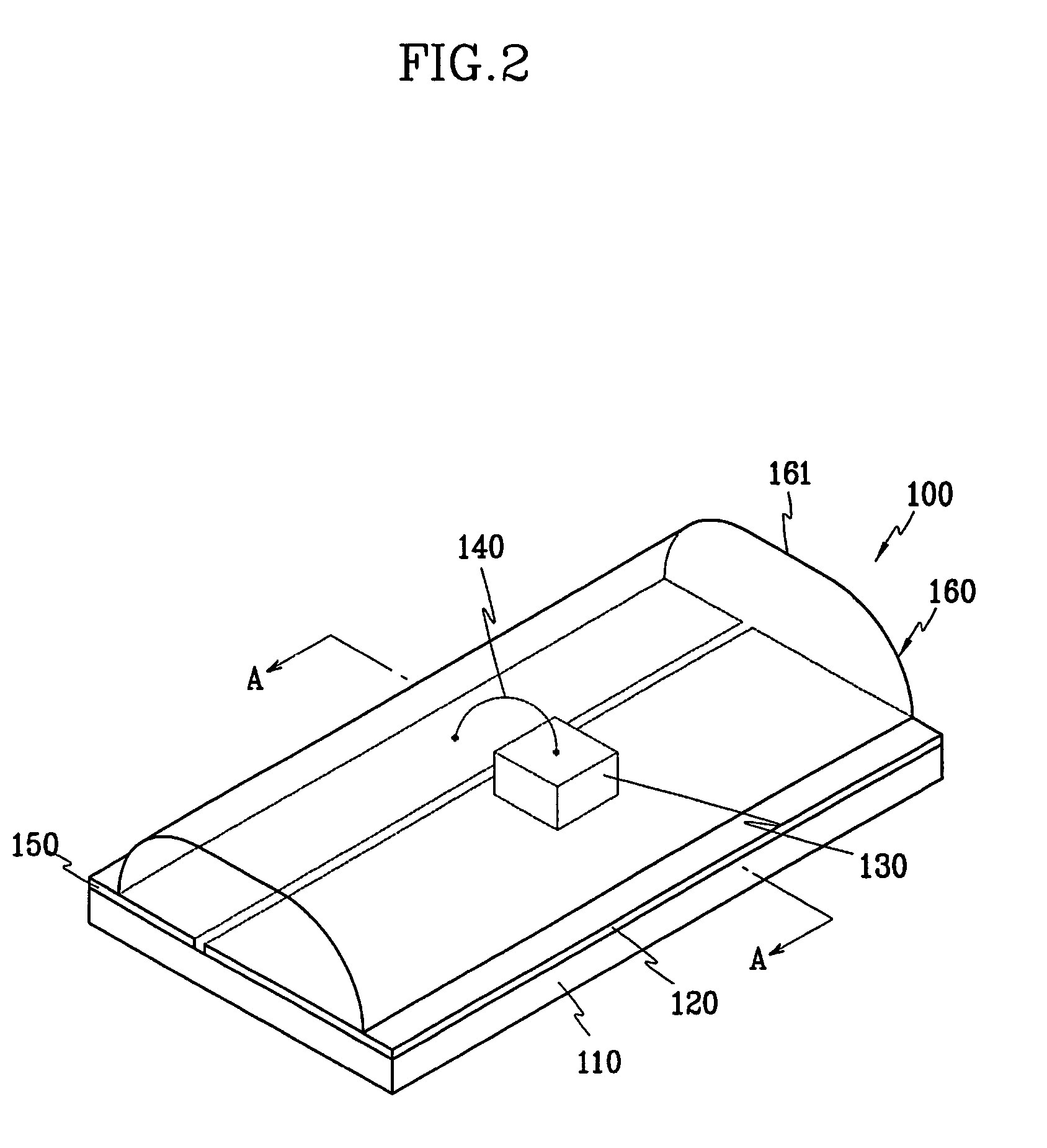 Chip light emitting diode and fabrication method thereof