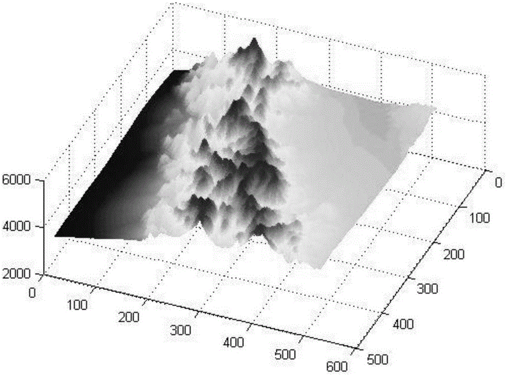 Method for extracting surface peaks in DEM data