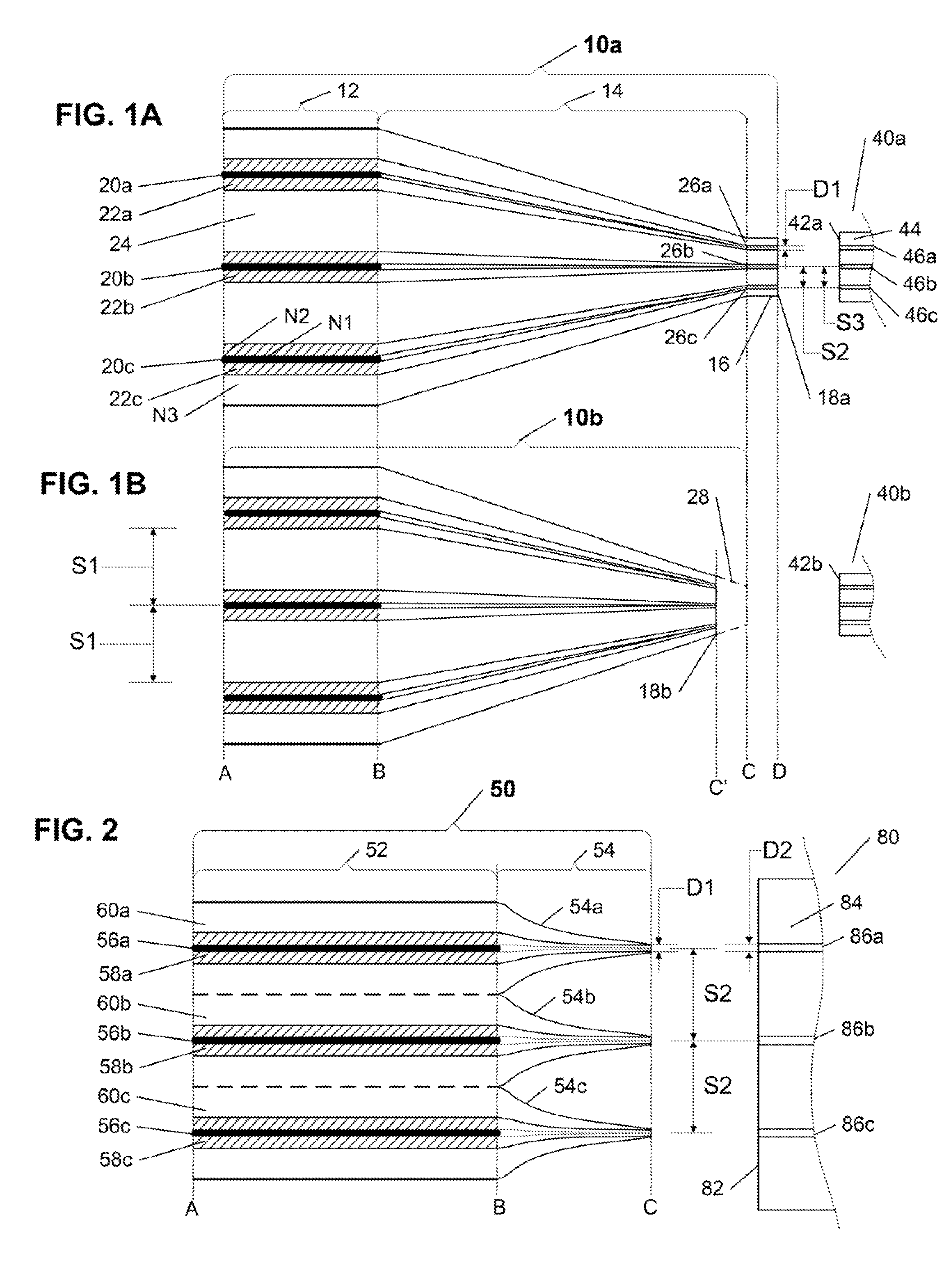 Optical fiber coupler array
