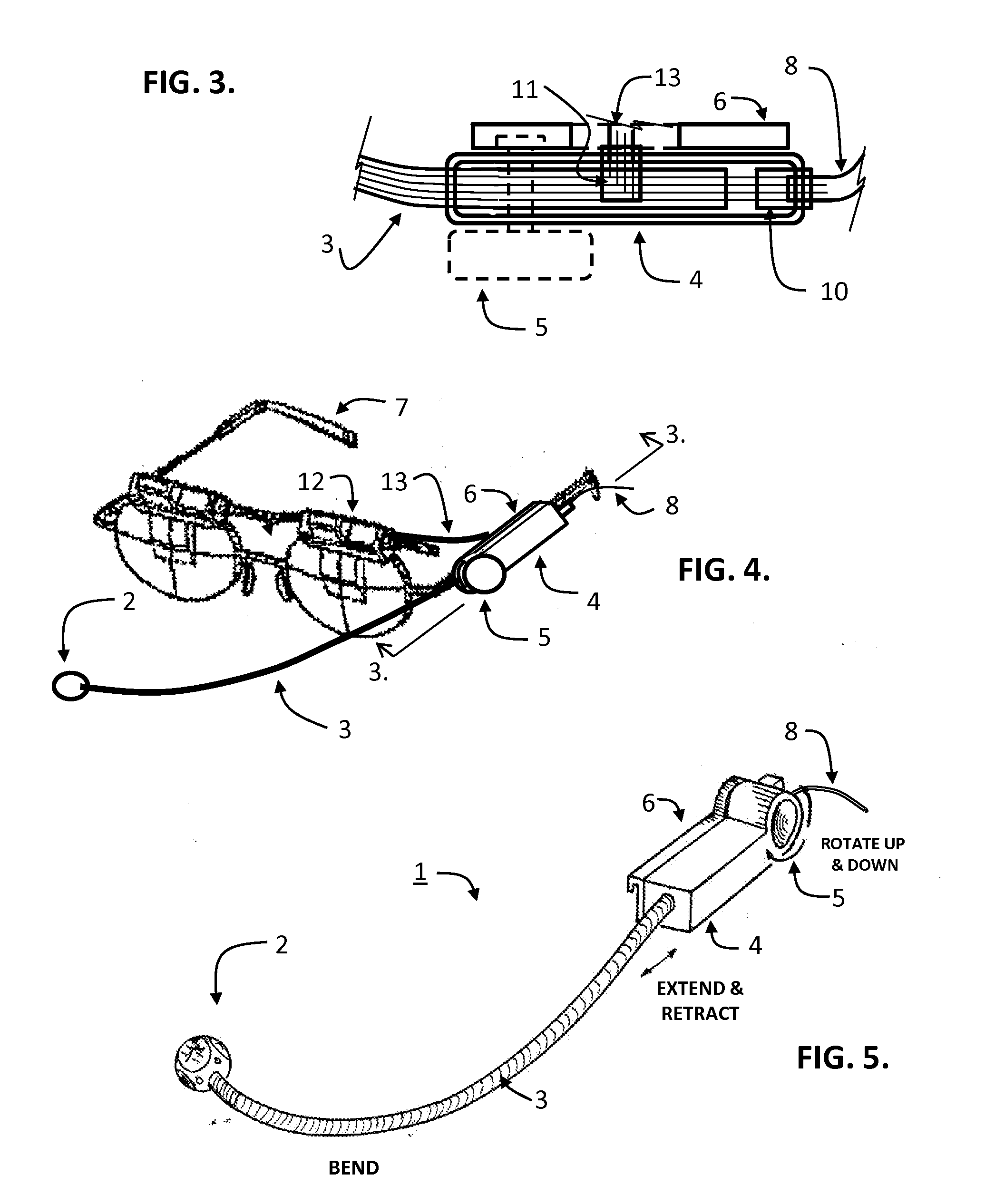 Non-Interference Field-of-view Support Apparatus for a Panoramic Facial Sensor