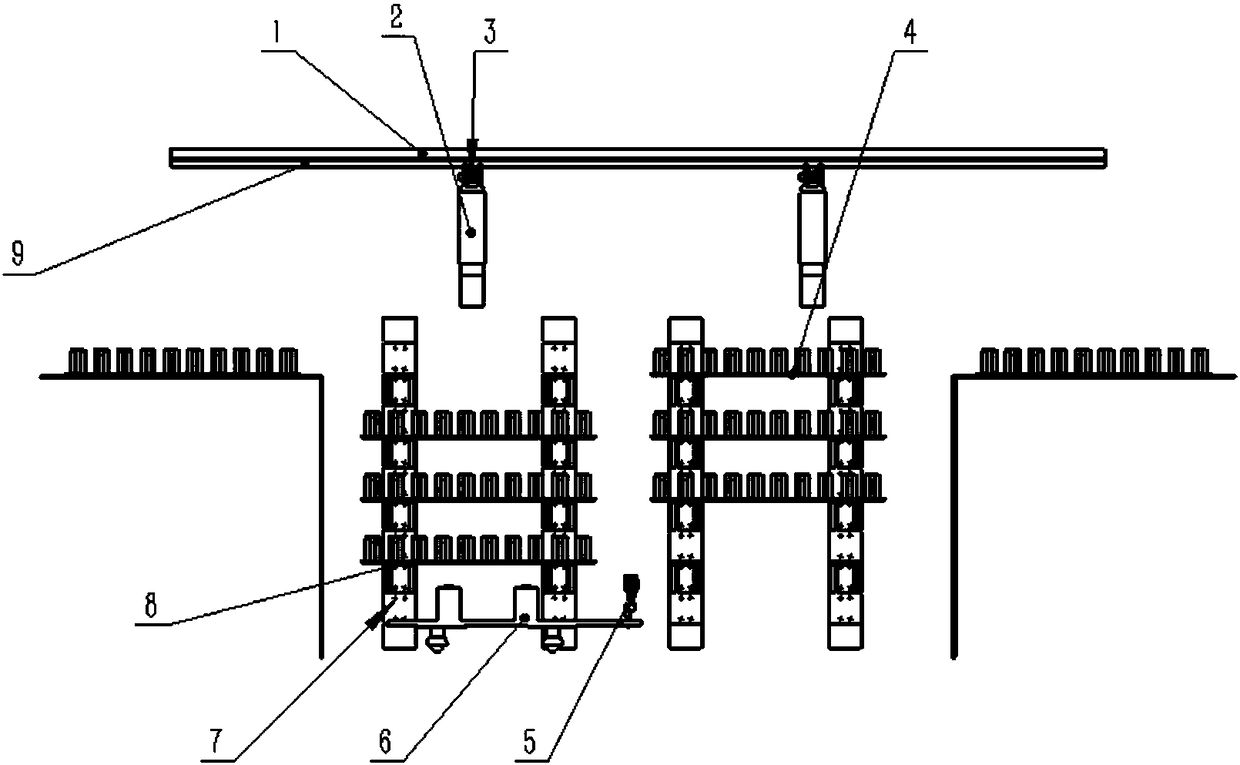 Stereo type bicycle parking device and using method thereof