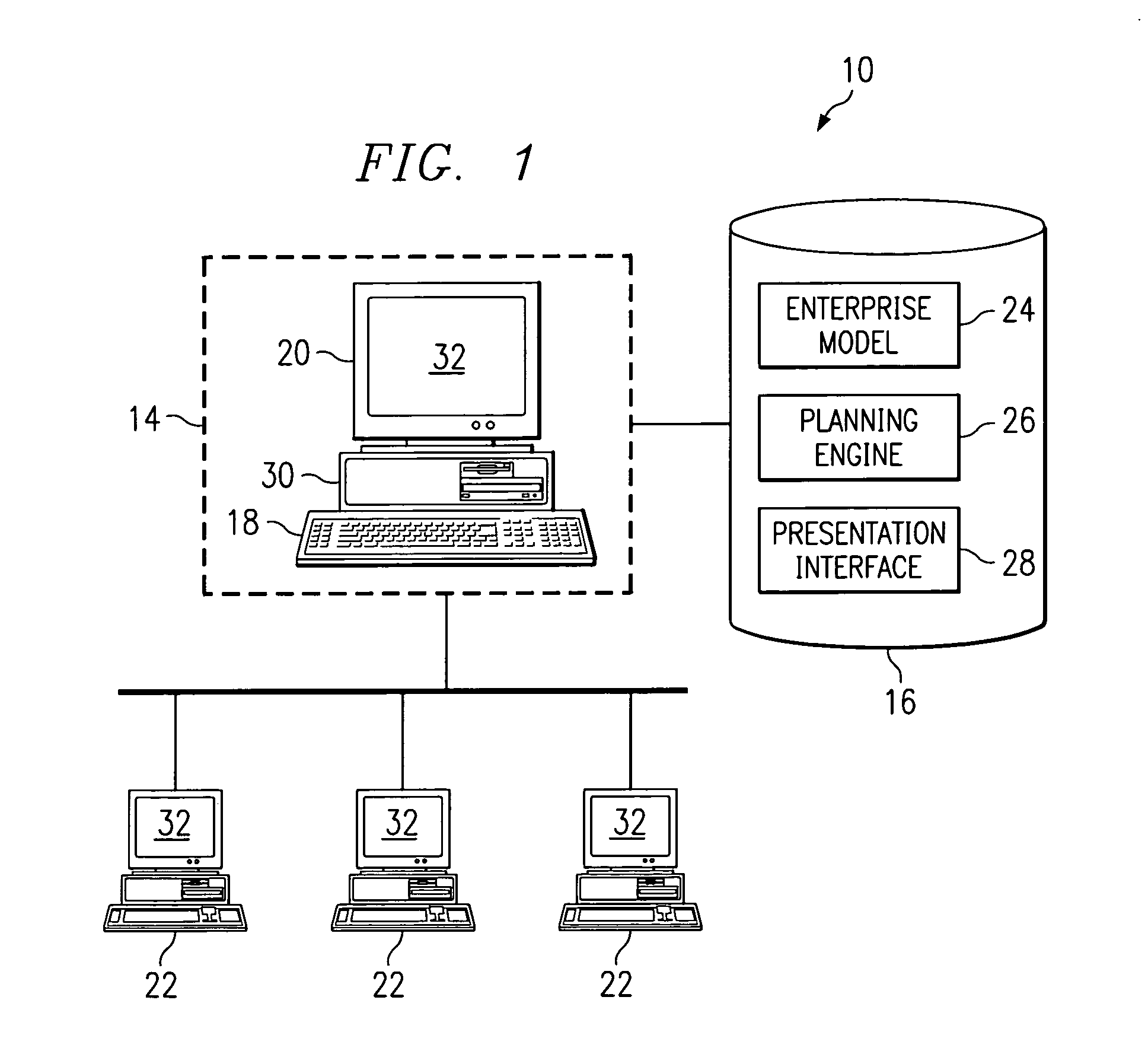 System and method for displaying planning information associated with a supply chain