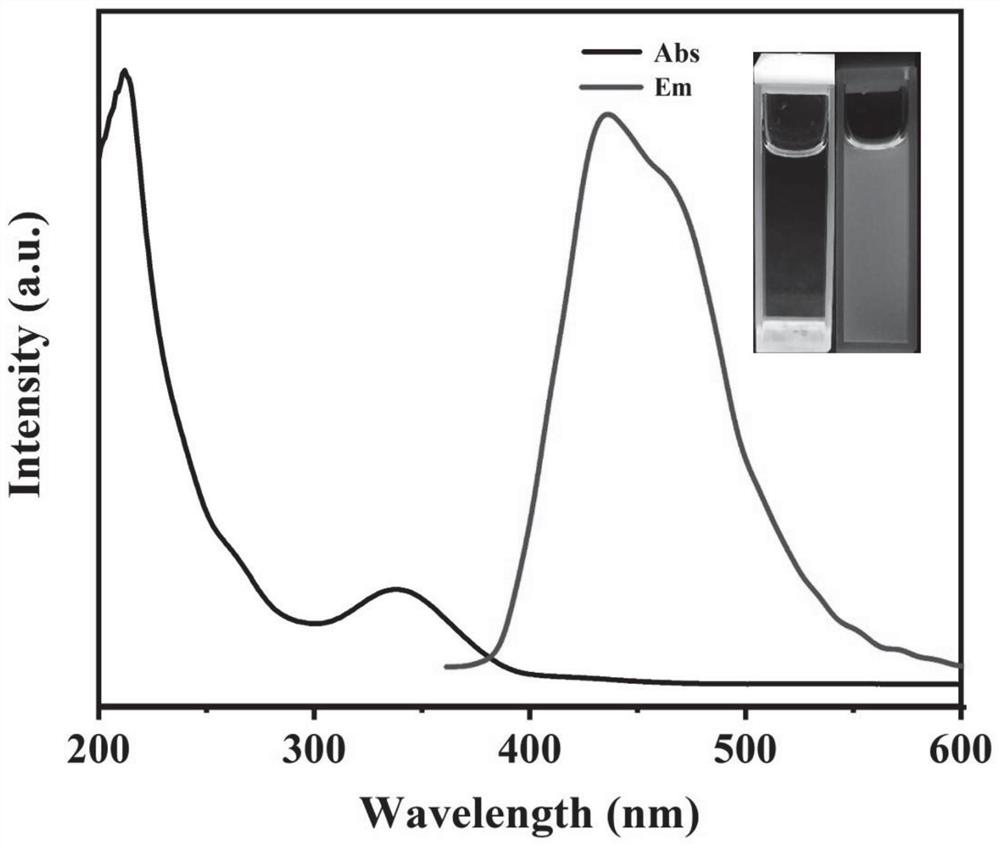 Sulfur-nitrogen-doped carbon quantum dot, preparation method thereof and application of sulfur-nitrogen-doped carbon quantum dot in mercury ion detection