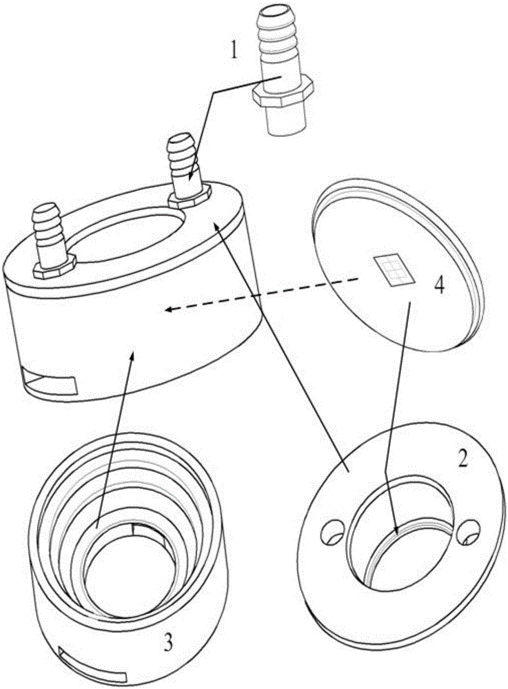 A lens dust removal protection device based on the two-way Coanda effect