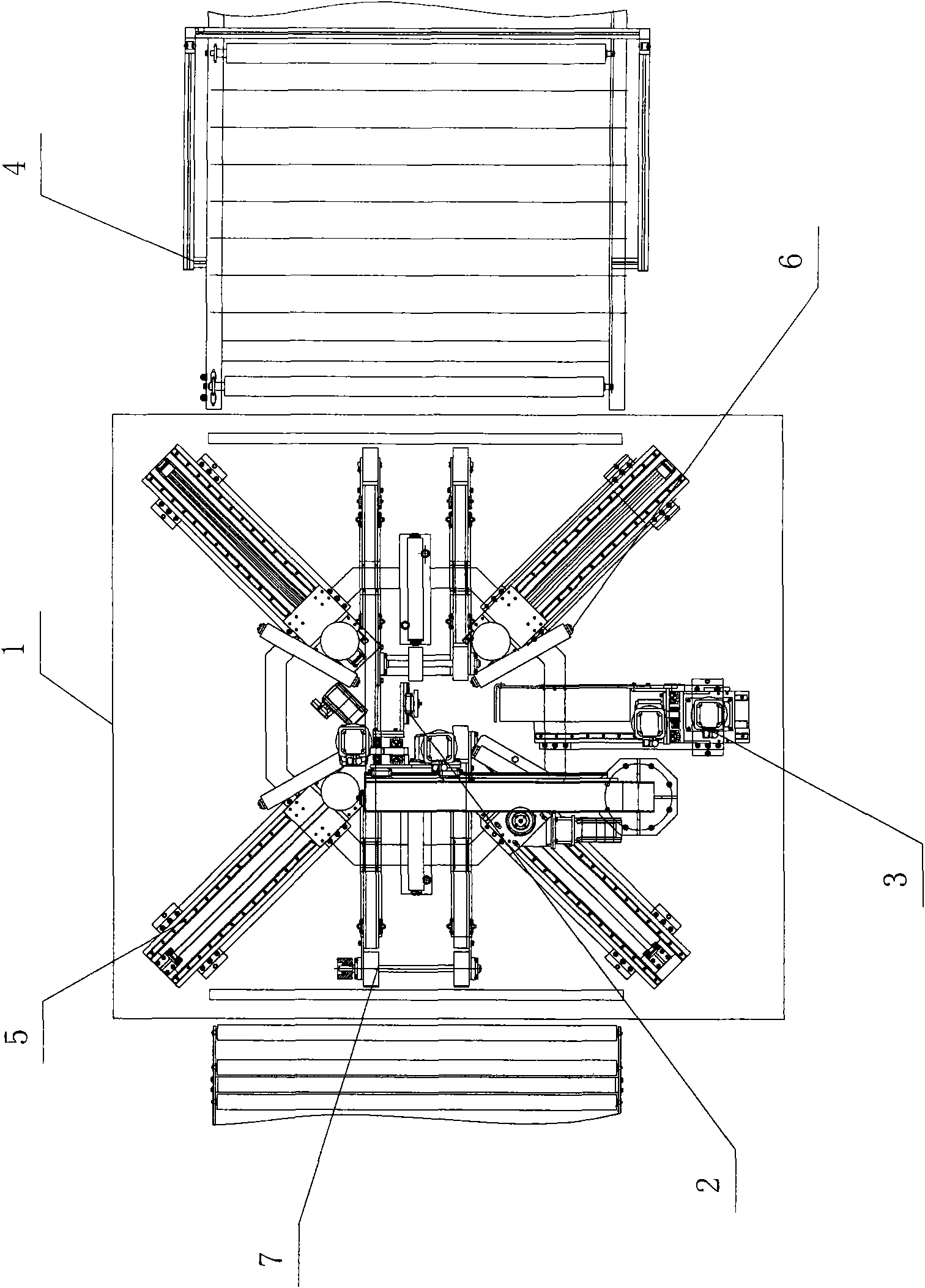 X-ray apparatus test device and method for truck tire