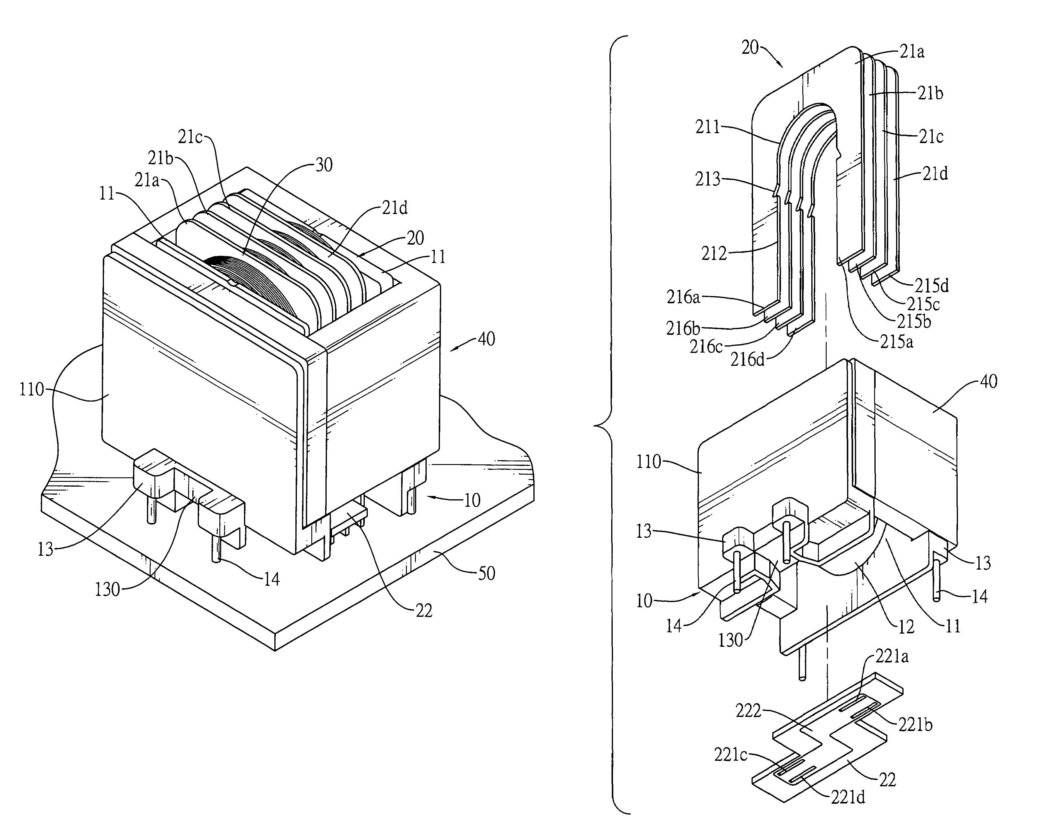 Transformer and transformer assembly