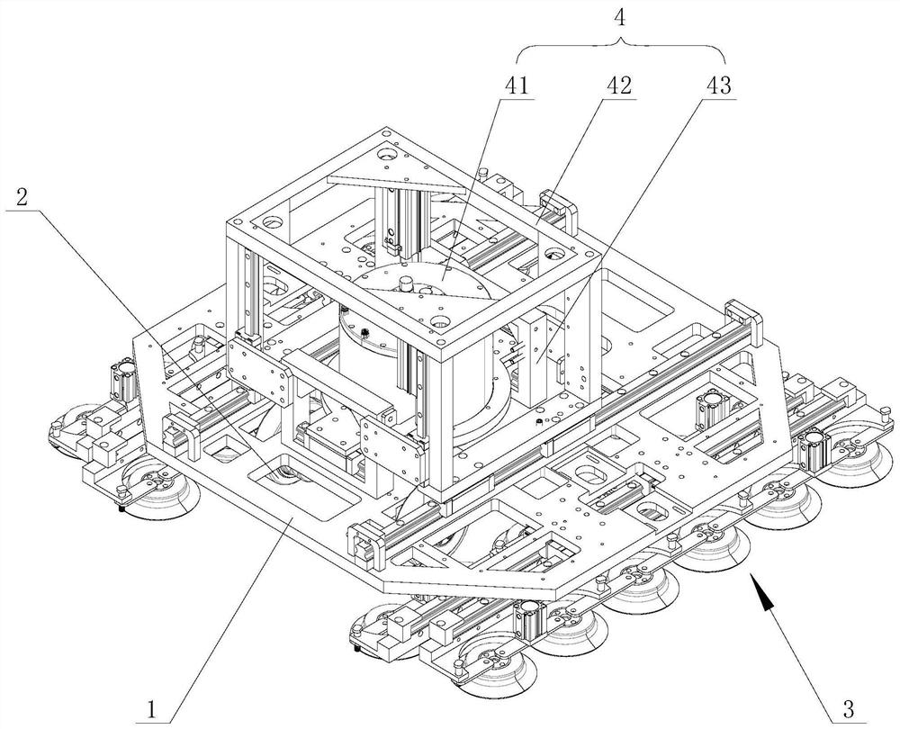 Movable friction stir welding device with automatic transfer function