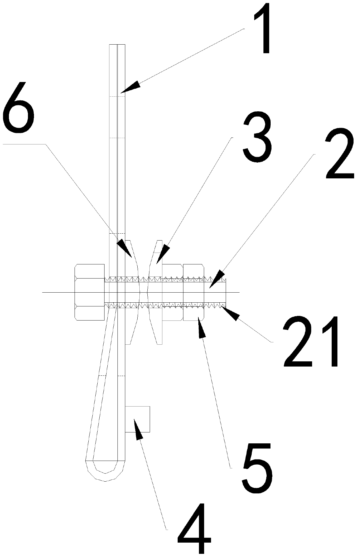 Self-tightening type steel wire clamp