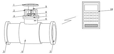 A pull-type variable water adjustment valve