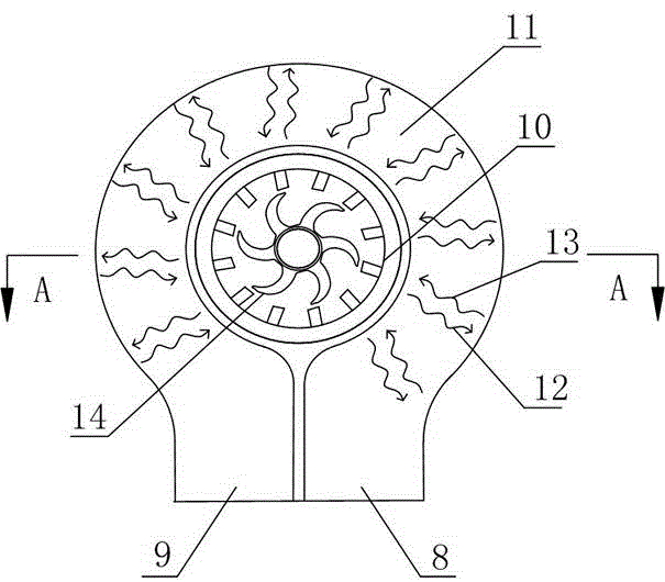 Cooling device and method with function of noise reduction