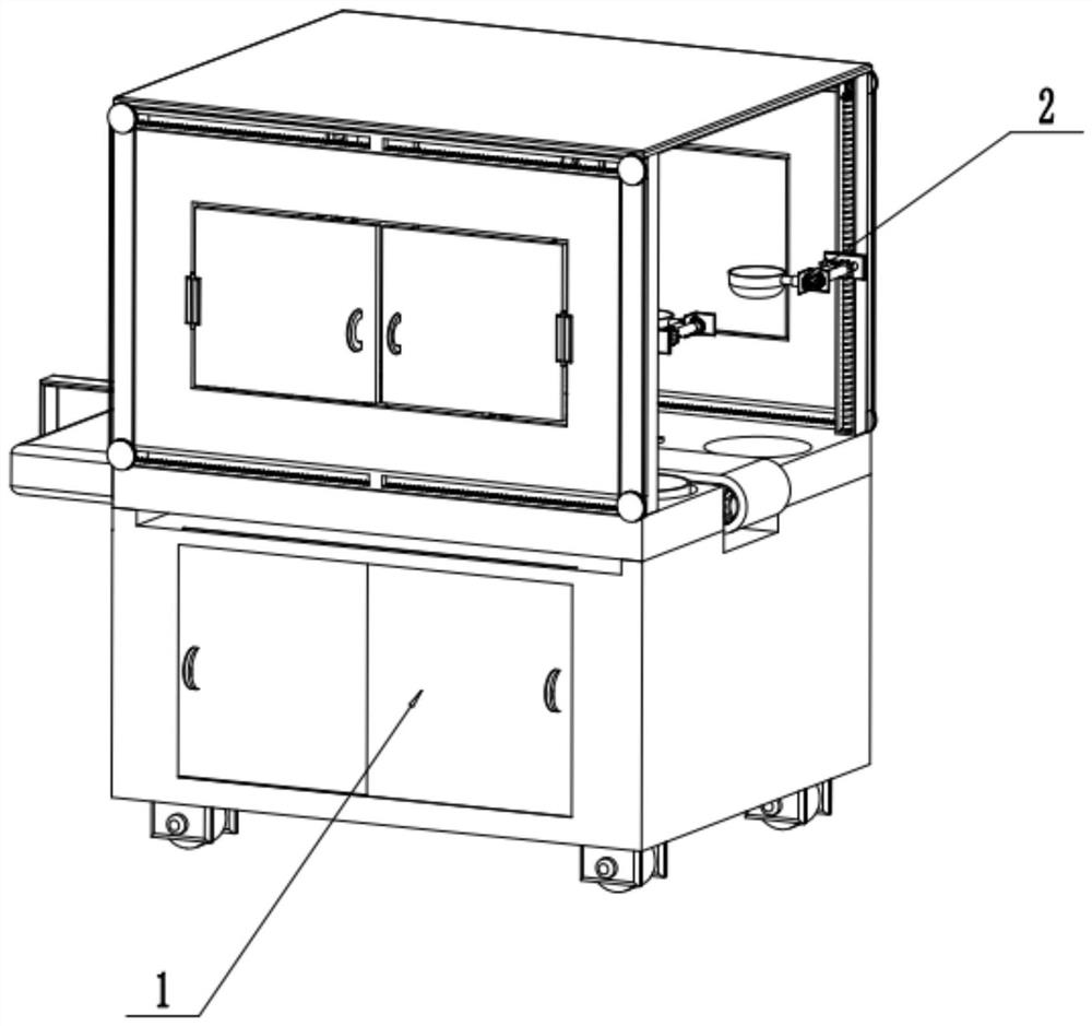 Automatic heating dish and rice containing device