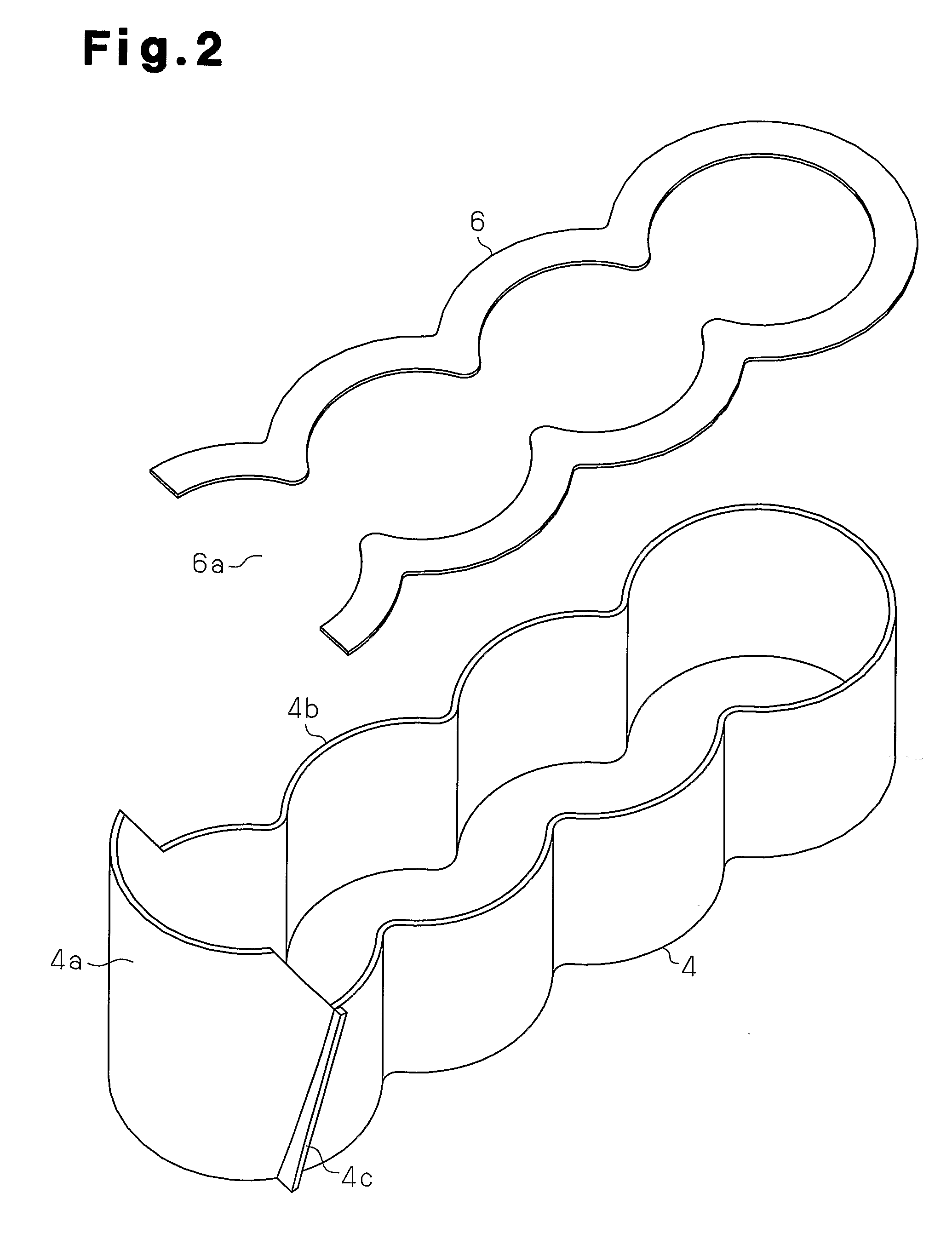 Partition member for cooling passage of internal combustion engine, cooling structure of internal combustion engine, and method for forming the cooling structure