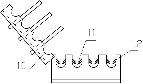 Three-dimensional pipeline arrangement equipment having function of spring damping, for motor vehicle