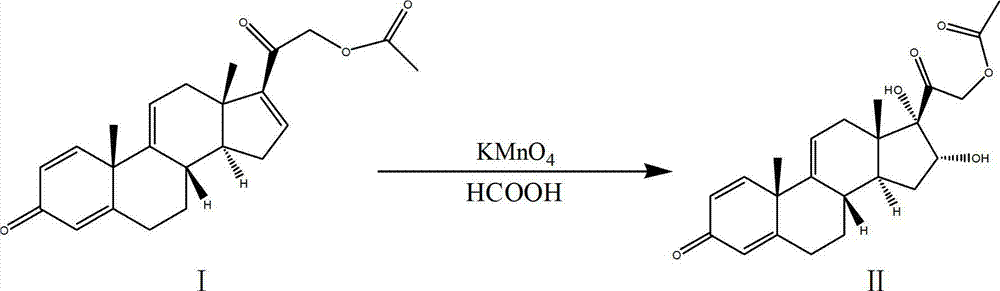 Process for synthesizing triamcinolone acetonide acetate