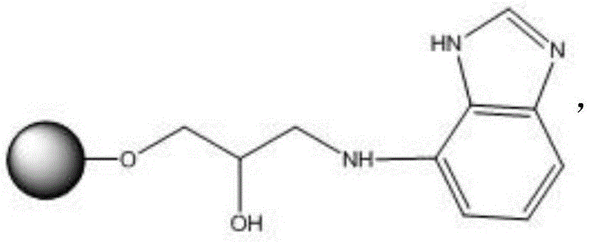 Chromatography medium with aminobenzimidazole as functional ligand and preparation method thereof