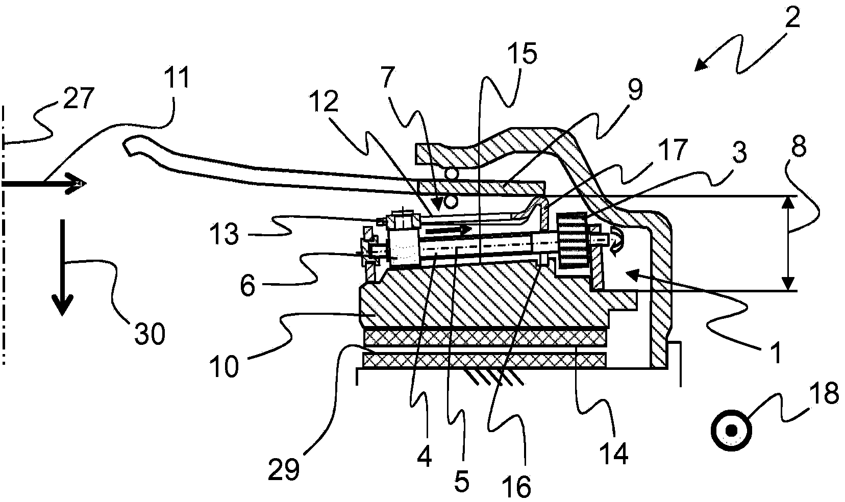 Adjustment device for a friction clutch