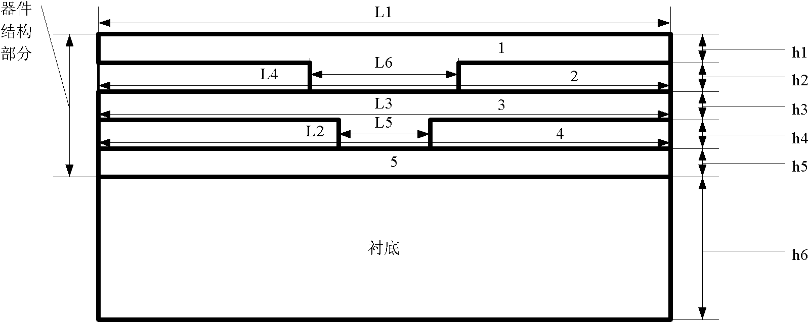 Asymmetric phase-change memory unit and element
