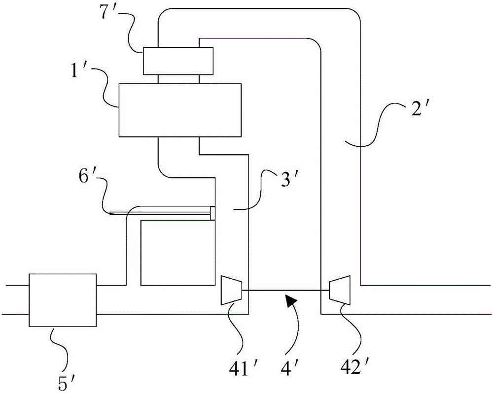 Engine system and automobile applying engine system