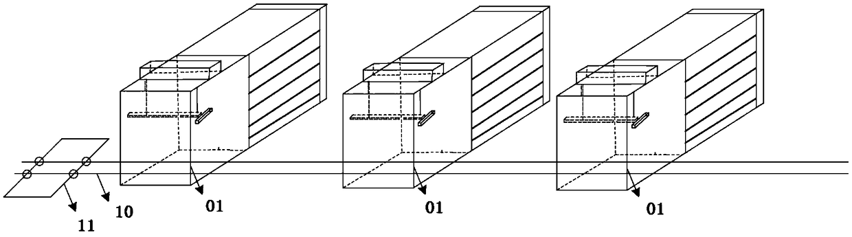 Steel plate storage device and method for finished stock storeroom of medium and thick plate rolling mill