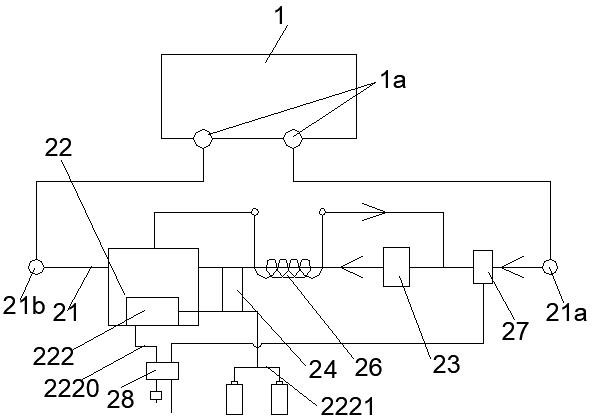 Travel accommodation heating method for mountaintop