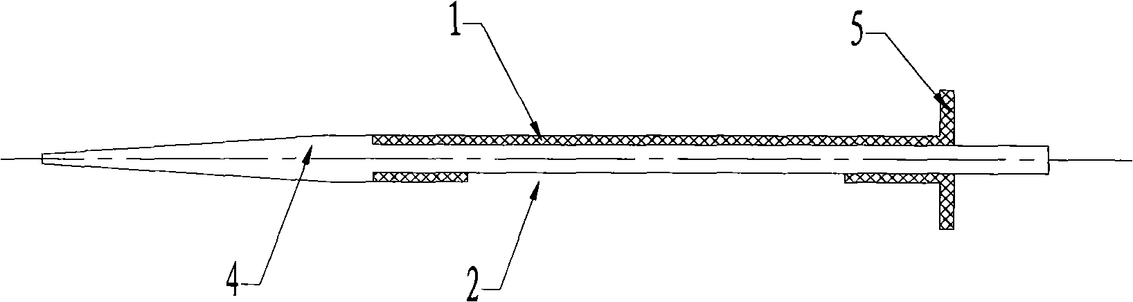 Operation supporting sleeve and puncture guiding needle capable of being used by combination