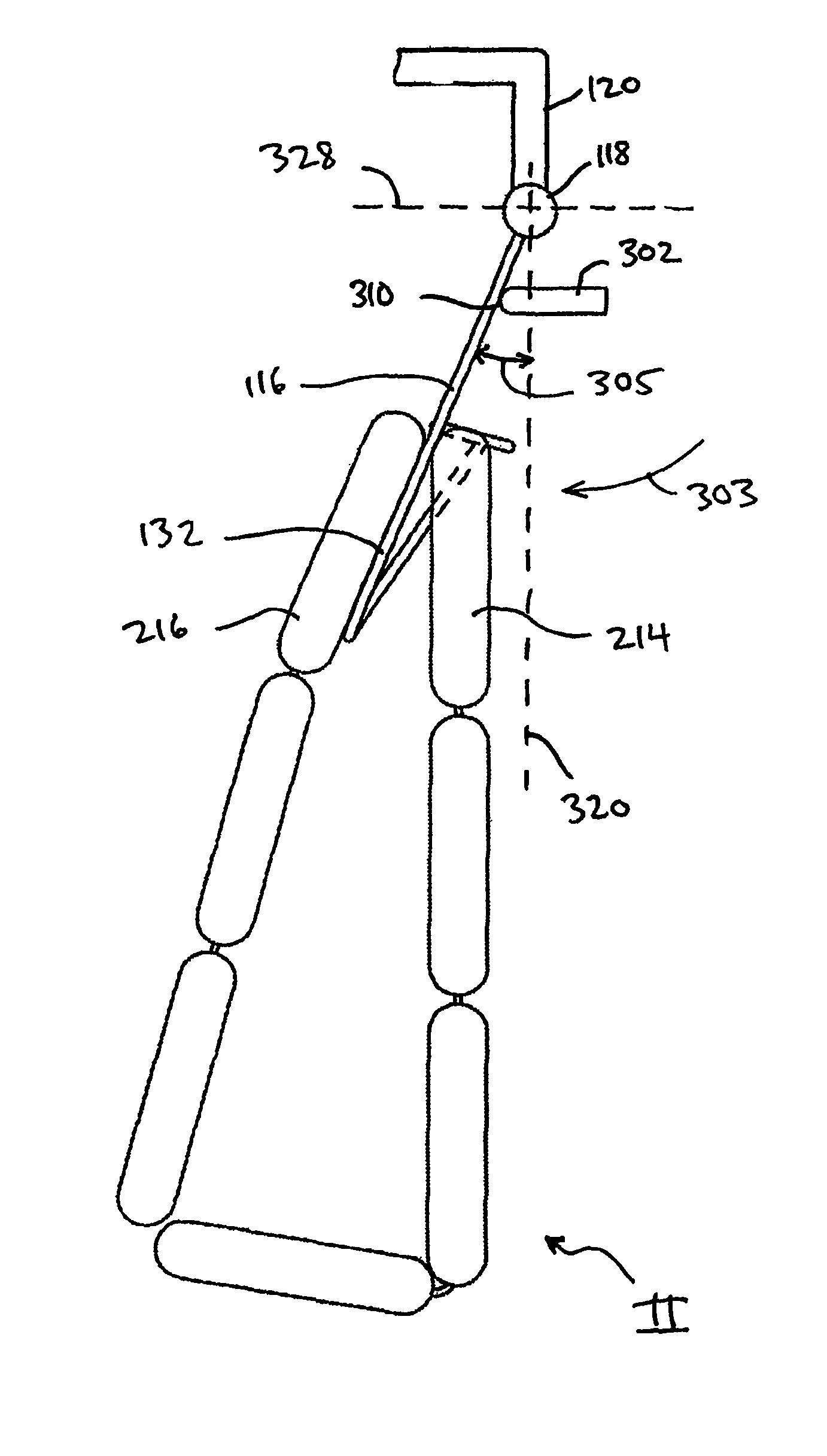 Suspension device for linked products