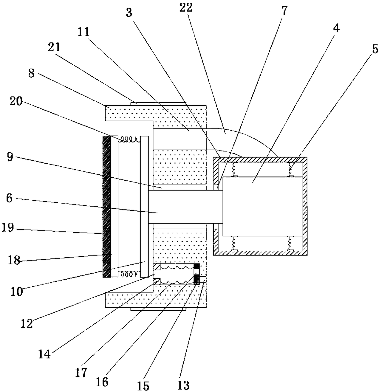 Self-adaptive wall polishing device