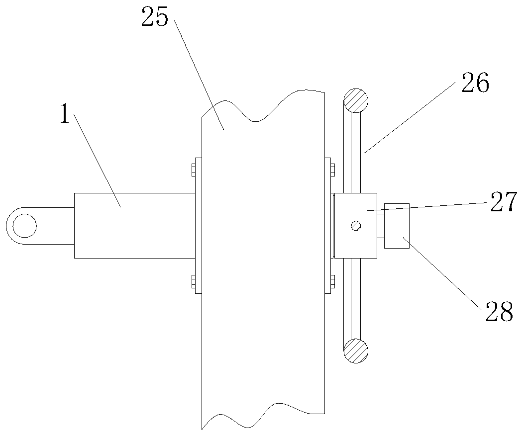 Error calibration device for construction engineering quality inspection