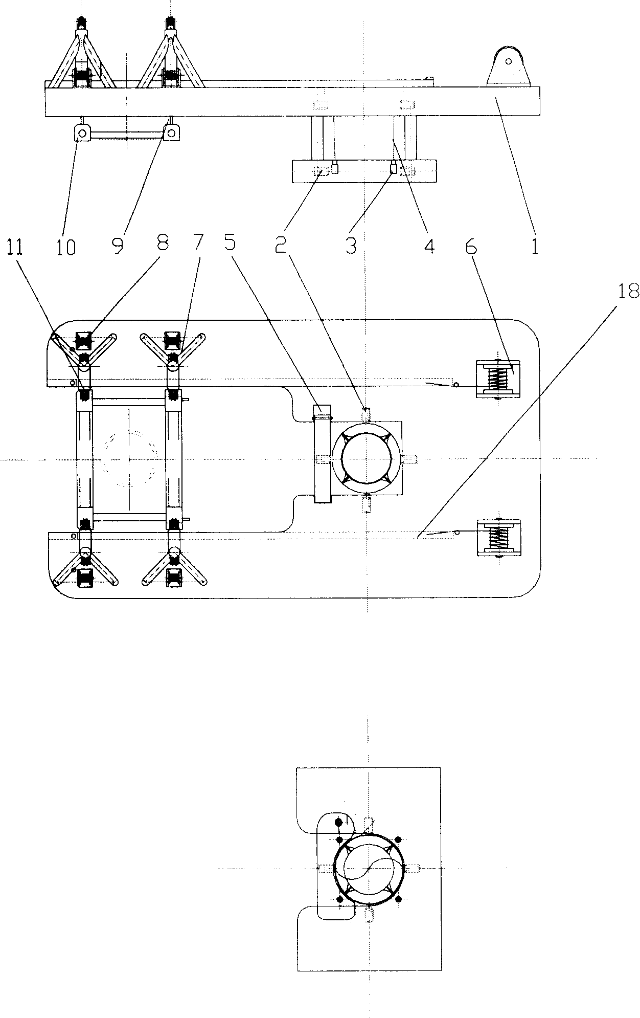 Installation construction method for wind generator set on the sea