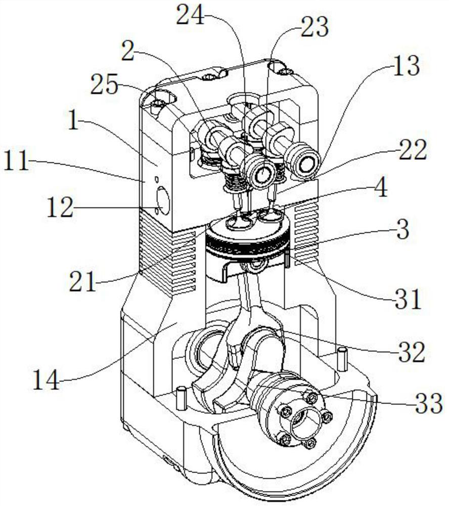 Spray turbulence device for air flow in internal combustion engine cylinder