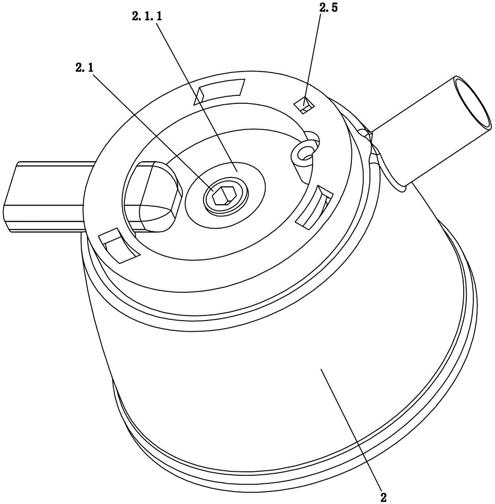 Squeezing juicer