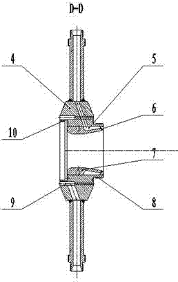 Re-combustion injector of combustor of re-combustion supercritical pressure gas-liquid phase fuel generator