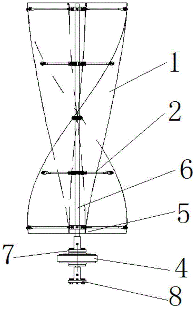 Wind driven generator rotating blade and wind driven generator adopting the same