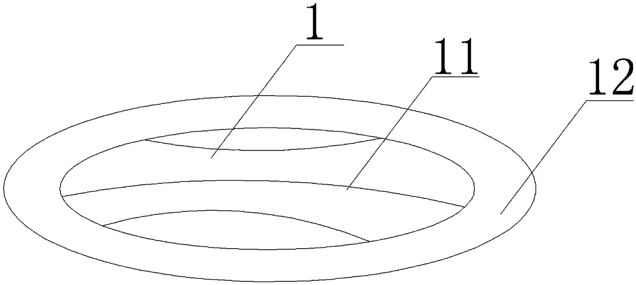 Filtering membrane device capable of improving sealing performance