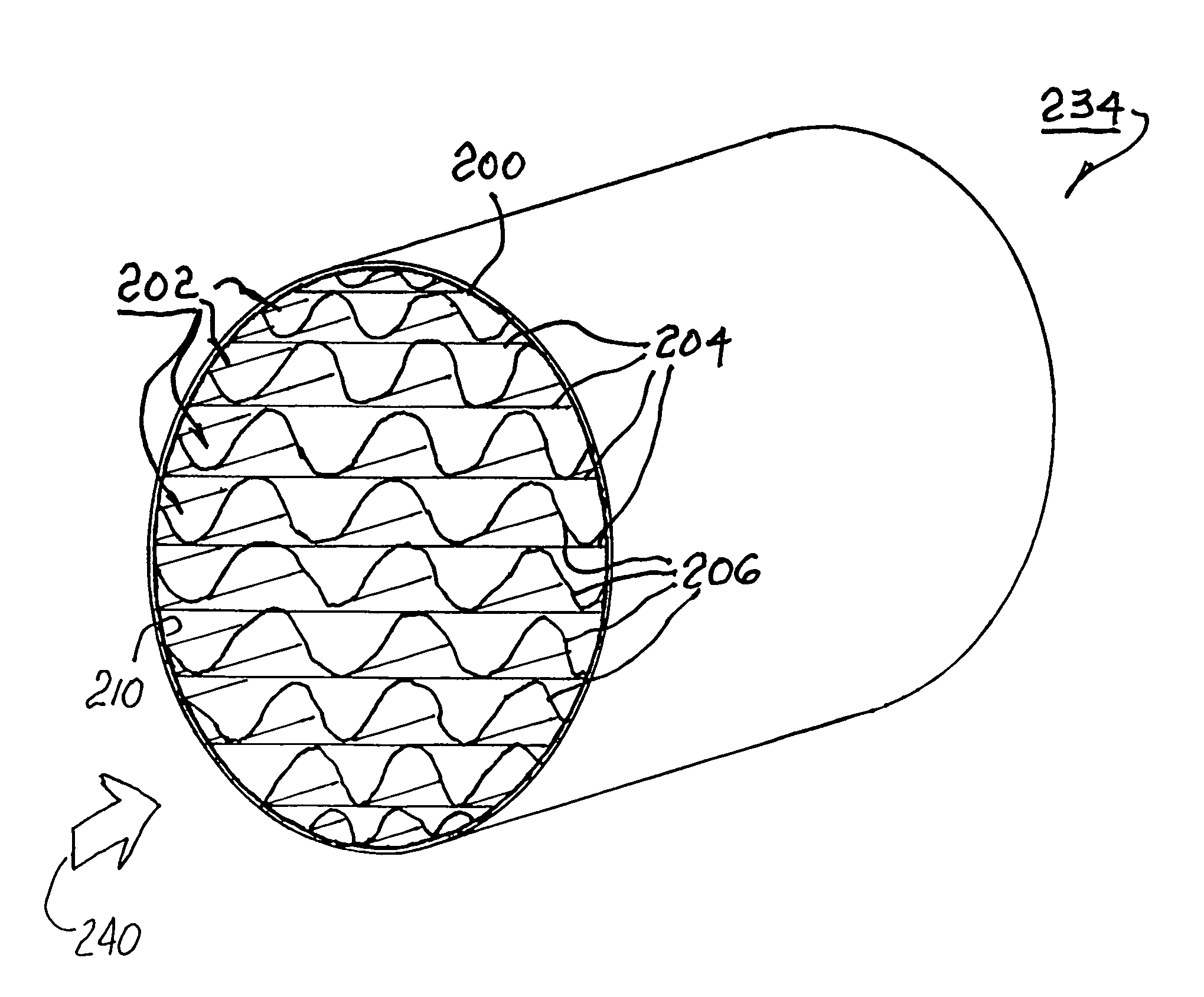 Low-resistance hydrocarbon adsorber cartridge for an air intake of an internal combustion engine