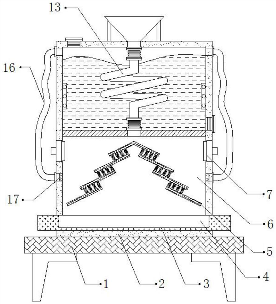 Drying device for rice processing