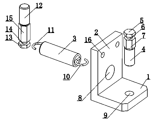 Spacing pressing mechanism