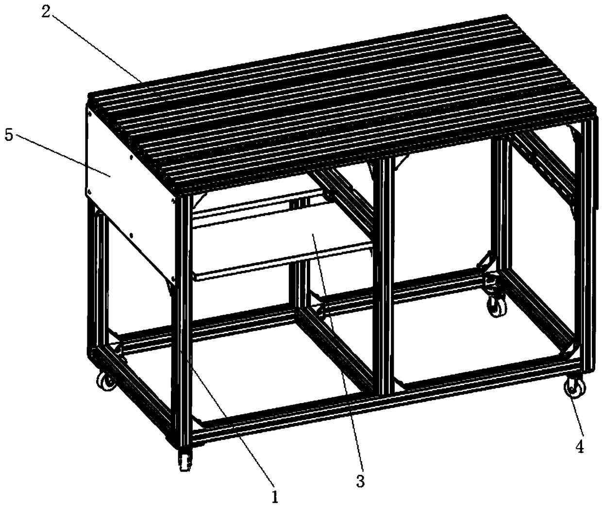 Multi-mode sorting practical training platform under modular PLC controlling