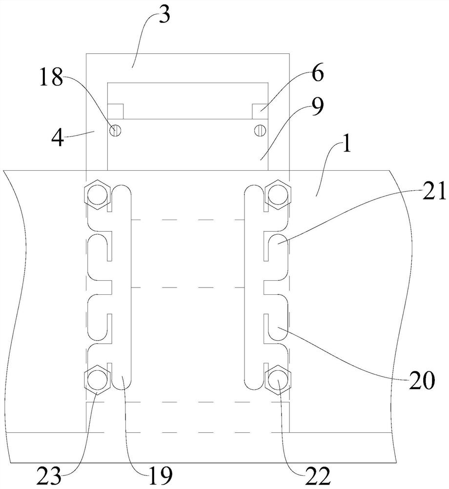 Closed floor support plate numerical control forming equipment with stable and easy-to-adjust device