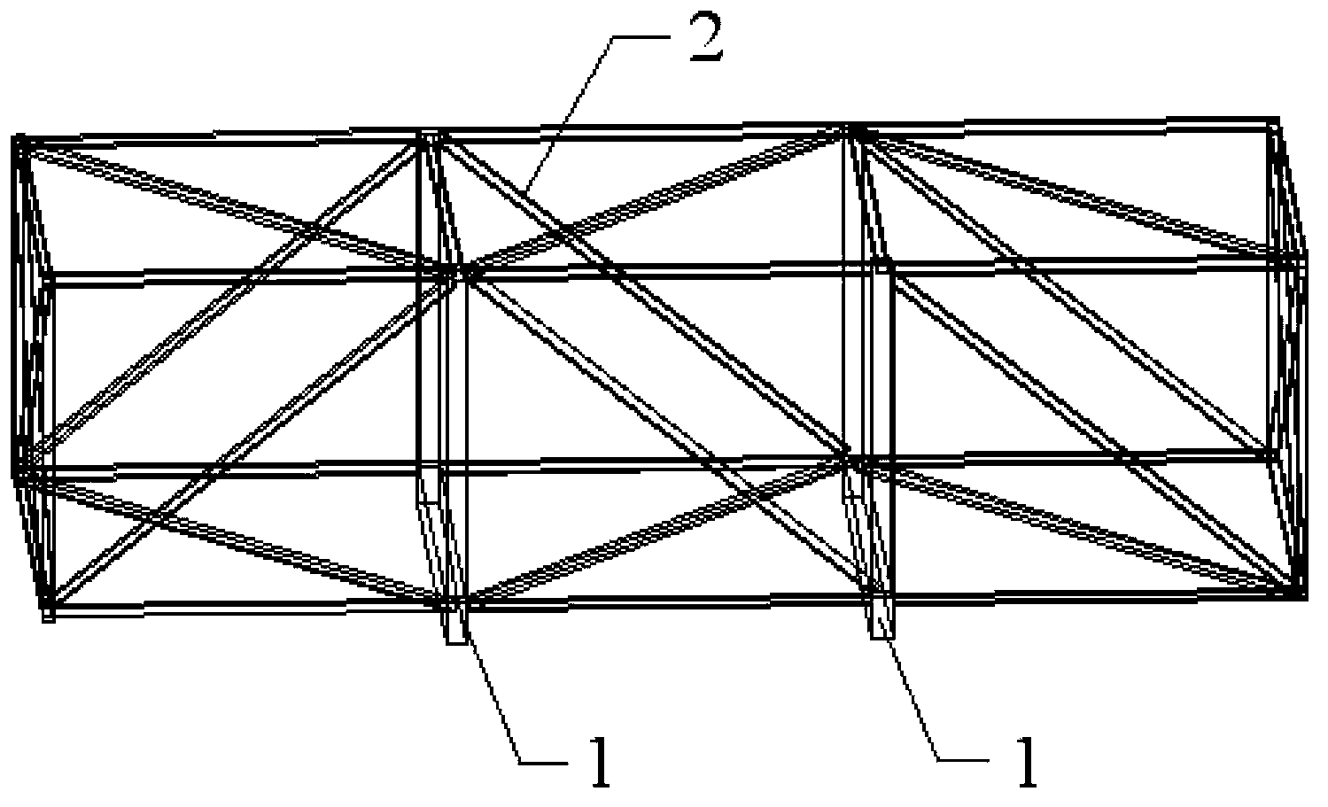 Novel structural non-stacking package box